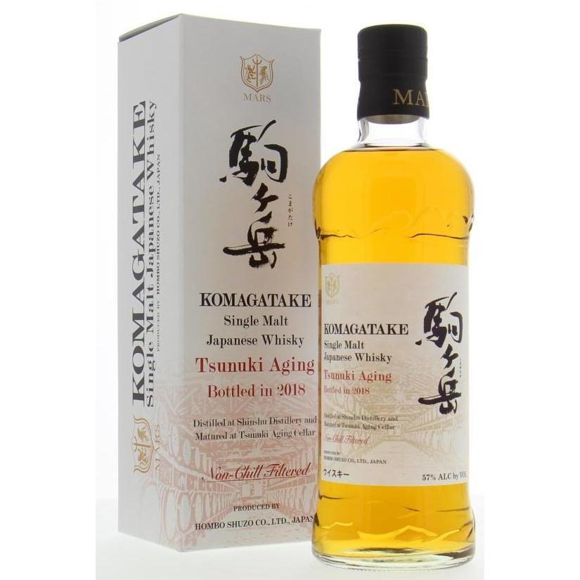Mars KOMAGATAKE Single Malt Japanese Whisky TSUNUKI AGING 2018 57% Vol. 0,7l in Giftbox