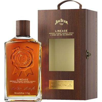 Jim Beam LINEAGE Bourbon Whiskey Limited Batch Release 55,5% Vol. 0,7l in Giftbox