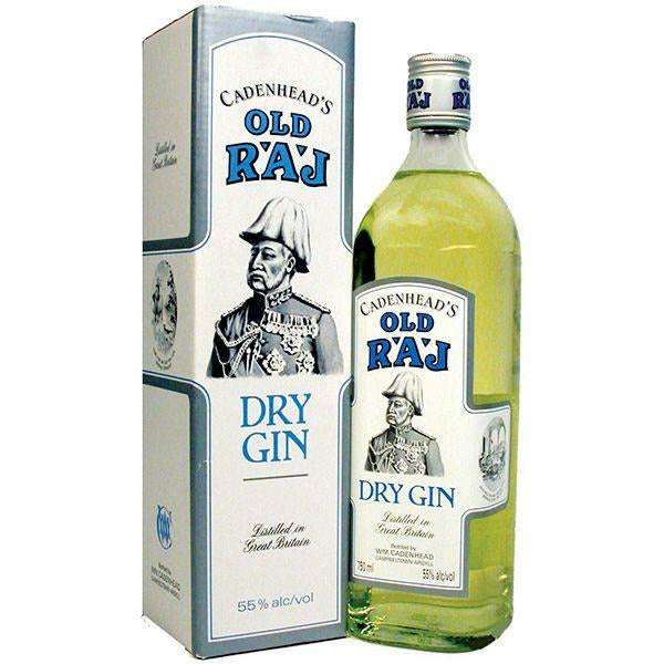 Cadenhead's Old Raj Dry Gin 55% Vol. 0,7l in Giftbox