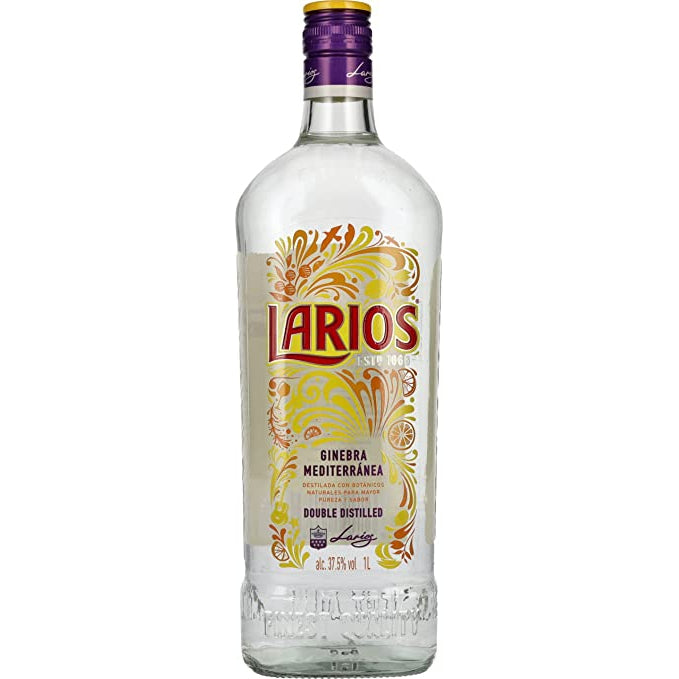 Larios Ginebra Mediterránea London Dry Gin 37,5% Vol. 1l