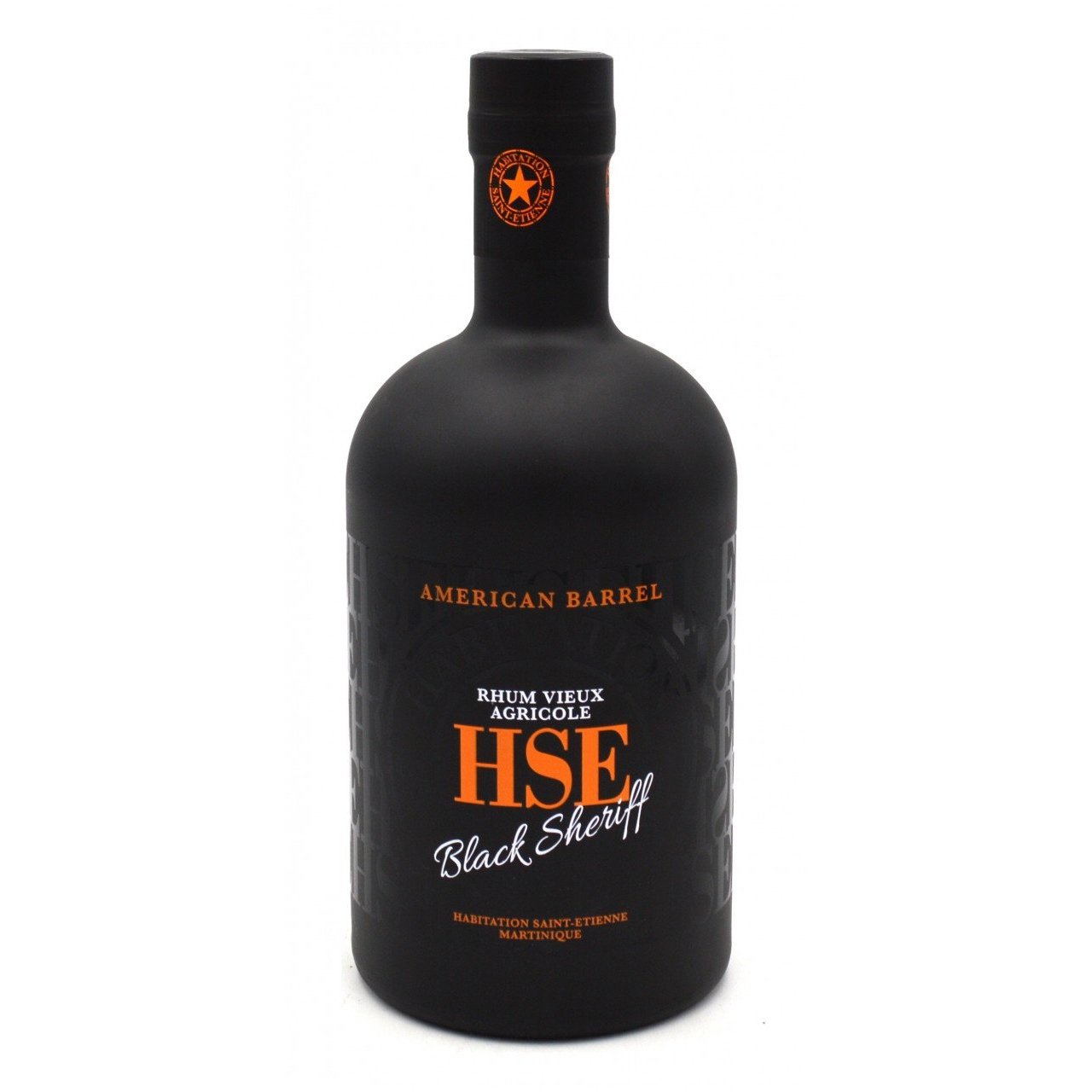 HSE Rhum Vieux Agricole BLACK SHERIFF American Barrel 40% Vol. 0,7l