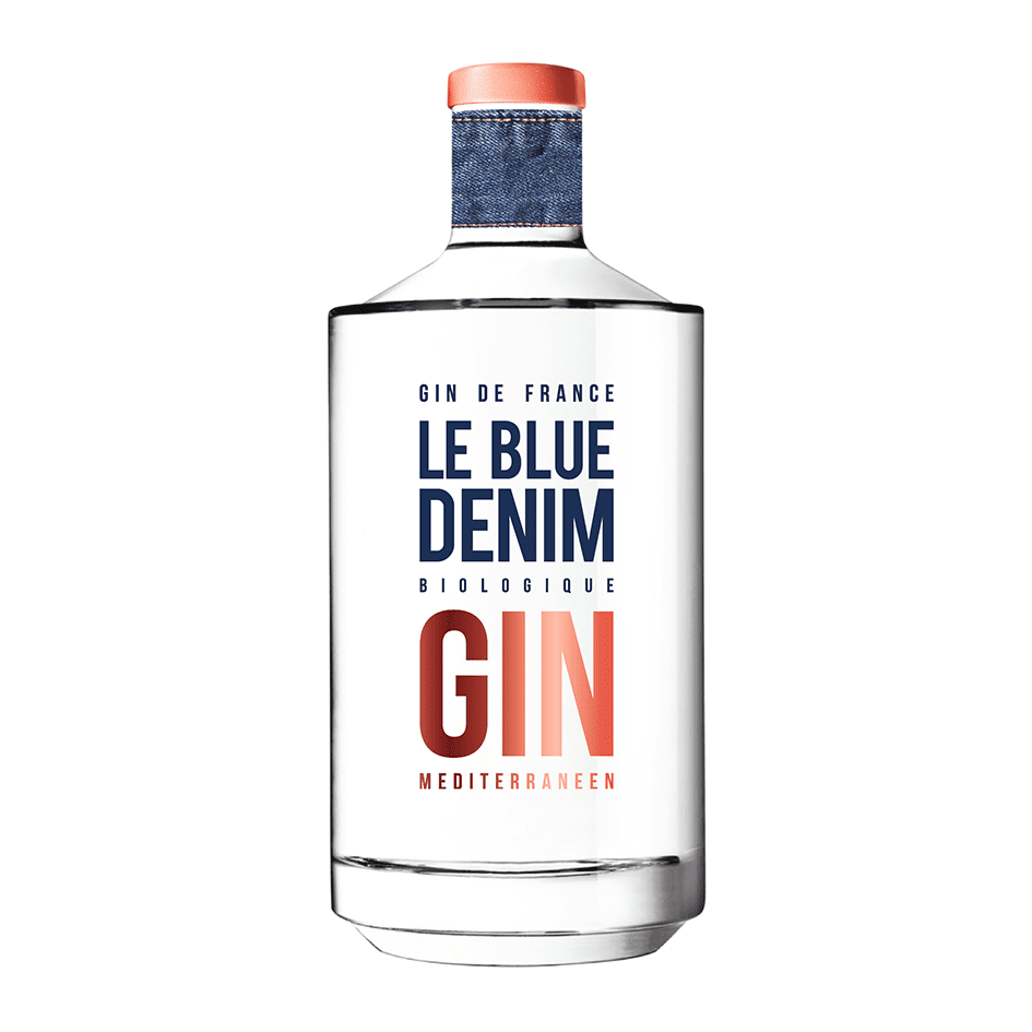 The Blue Denim Mediterraneen Gin De France 40% Vol. 0,7l