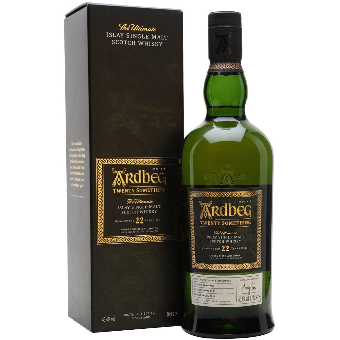 Ardbeg TWENTY SOMETHING 22 YEARS Islay Single Malt Scotch Whisky 46,4% Vol. 0,7l in Giftbox