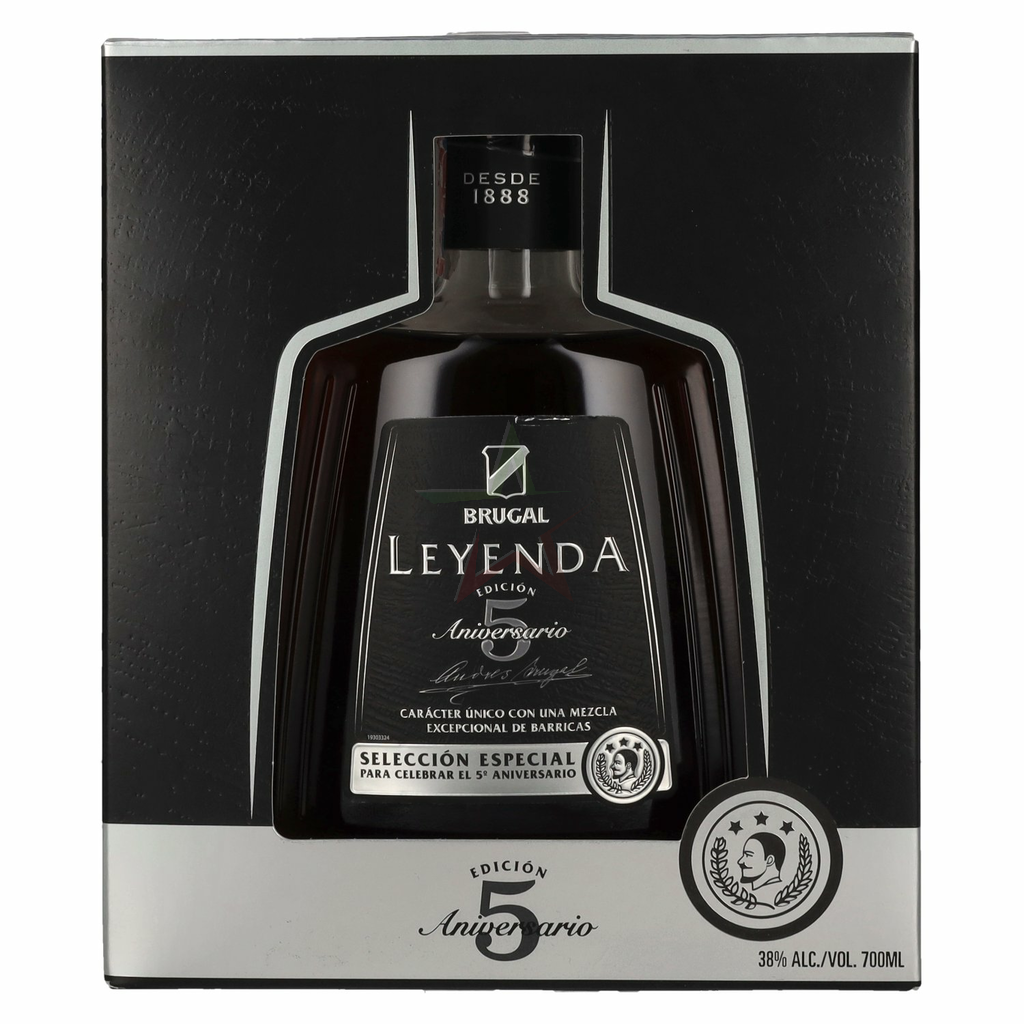 Brugal LEYENDA 5 Years Old Selección Especial 38% Vol. 0,7l in Giftbox