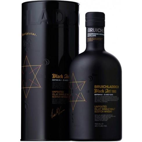 Bruichladdich BLACK ART 26 Years Old Unpeated Edition 08.1 1994 45,1% Vol. 0,7l in Tinbox