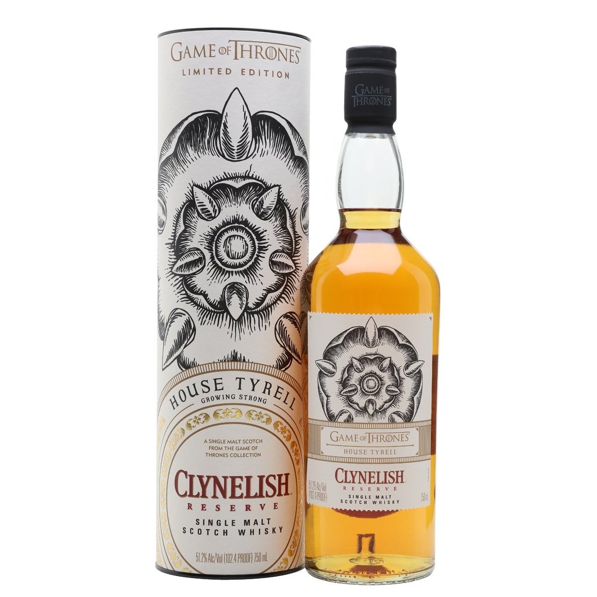 Clynelish Reserve GAME OF THRONES House Tyrell Single Malt Collection 51,2% Vol. 0,7l in Giftbox