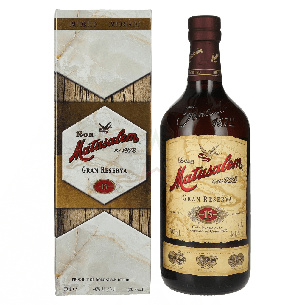 Ron Matusalem Gran Reserva 15 Años 0.7L (40% Vol.) - Ron Matusalem - Rum